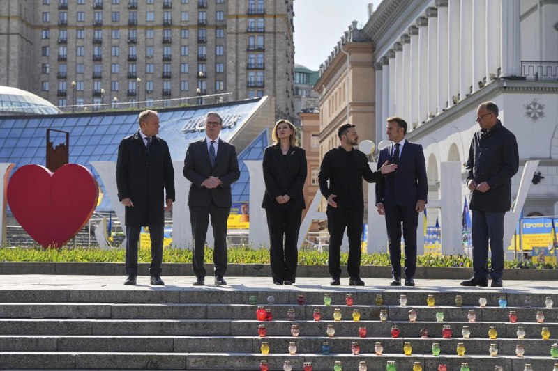 乌克兰和法国、英国、德国、波兰的领导人5月10日提议自5月12日起无条件停火30天，停火范围包括海陆空