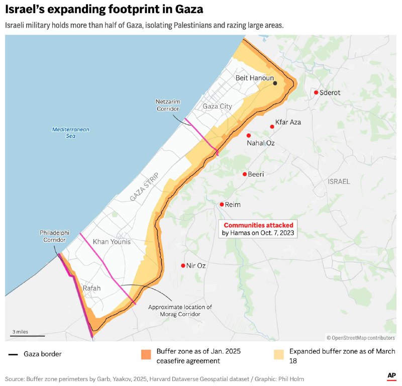 以色列已重新控制加沙超过50%的领土